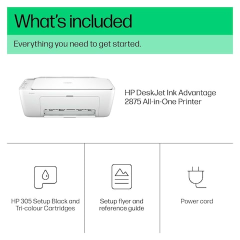 طابعة اتش بى ديسك جيت الكل في واحد Ink Advantage 2875