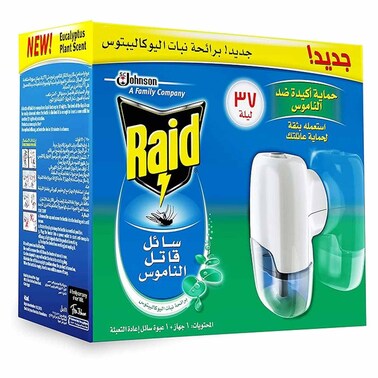 Raid Mosquito Killer Liquid Holder and Refill - 4ml
