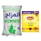 Lipton Black Tea - 500 gm + Al-Mazag White Sugar - 1 Kg