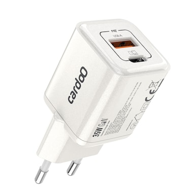 CardoO 2-Port Fast Charger - 35 Watt - White