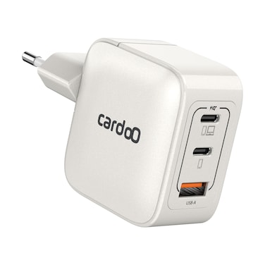 شاحن سيارة كاردو - 65 وات - ابيض