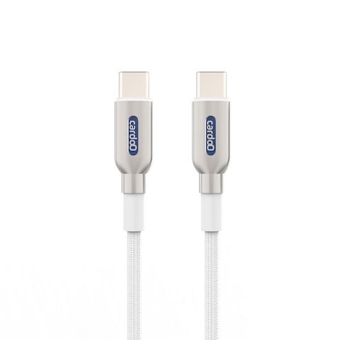 كابل كاردو USB C إلى USB C - متر2 - أبيض