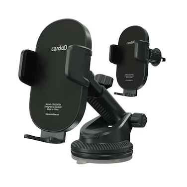 حامل سيارة كاردو شامل لجميع الهواتف - أسود