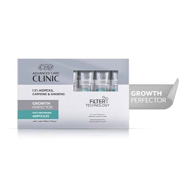 أمبولات إيفا لتغذية جذور الشعر للشعر الضعيف والمتساقط - 6 مل - 7 أمبولات