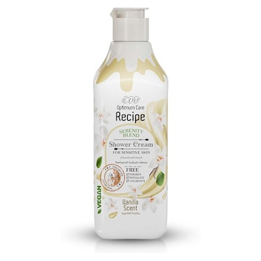 كريم الاستحمام إيفا برائحة الفانليا - 370 مل