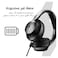 Cardoo Wireless Headphone with Mic and Noise Cancellation - Black