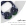 سماعة رأس كاردو لاسلكية بميكرفون وخاصية الغاء الضوضاء - أزرق