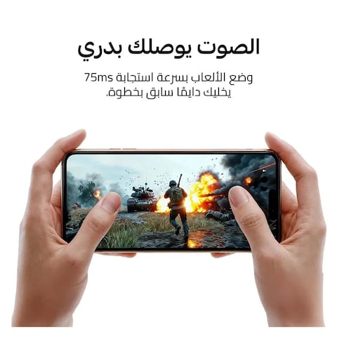 سماعة رأس كاردو لاسلكية بميكرفون وخاصية الغاء الضوضاء - أزرق