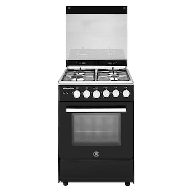 بوتاجاز غاز يونيون أير سوبر فانتوم - 4 شعلات - 55 سم - فضي أسود - C55SB-GP-426-SO-A-PHANTOM