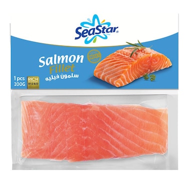 فيليه سمك السلمون سي ستار - 200 جرام - 1 قطعة