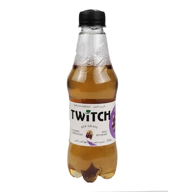 مشروب شعير تويتش بنكهة العنب الأحمر - 330 مل