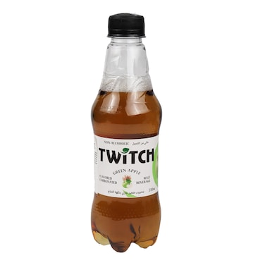 مشروب شعير تويتش بنكهة التفاح الأخضر - 330 مل