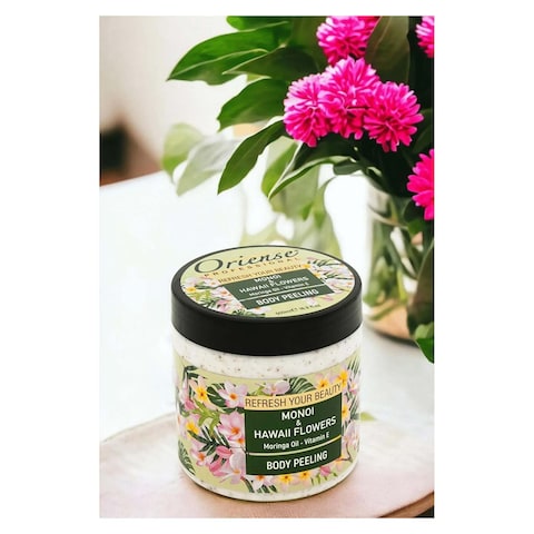 Oriense Monoi and Hawai Flowers Body Peeling - 500ml