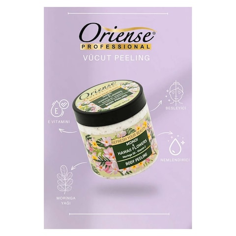 Oriense Monoi and Hawai Flowers Body Peeling - 500ml