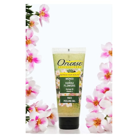 Oriense Professional Monoi and Hawai Flowers Face Peeling Gel - 100ml