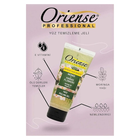 Oriense Professional Monoi and Hawai Flowers Face Peeling Gel - 100ml