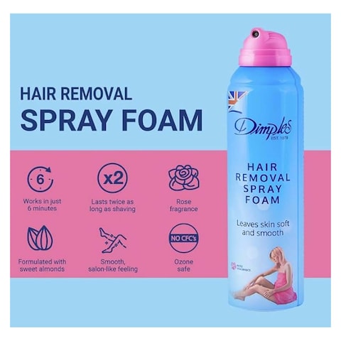 Dimples Hair Removal Spray Foam - 200ml