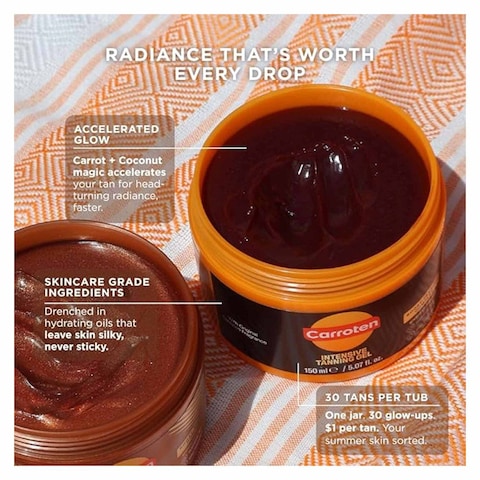 Carroten Intensive Tanning Gel - 150ml