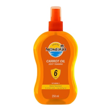 زيت التسميرمومنتو كاروت العميق بعامل حماية من الشمس 6 - 250 مل