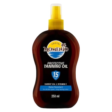 زيت التسميرمومنتو كاروت بعامل حماية من الشمس 15 - 250 مل