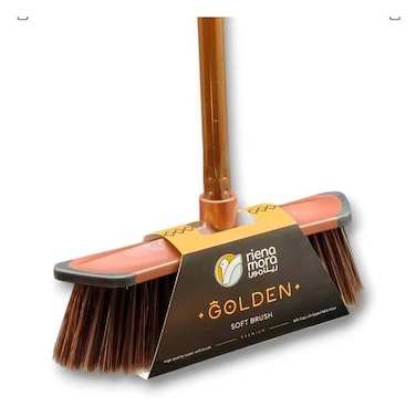 Rienamora Golden Soft Brush with Handle