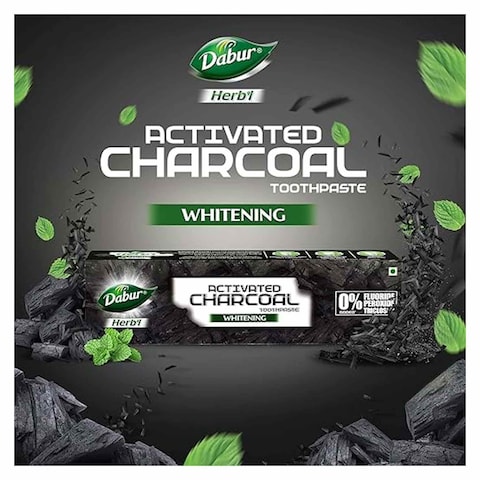 Dabur Herb&#39;l Charcoal Toothpaste - 140gm