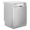 Zanussi Dishwasher Stainless Steel 5 Programs - 60cm - Silver - ZDF26004XA