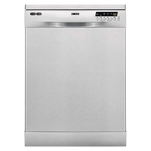 Zanussi Dishwasher Stainless Steel 5 Programs - 60cm - Silver - ZDF26004XA