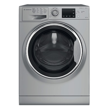 غساله ملابس اريستون 9 كجم بمجفف 6 كجم ديجيتال انفرتر - فضي - NDB96SSEX