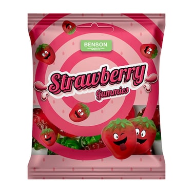 جيلى بينسون شكل فراولة - 65 جرام