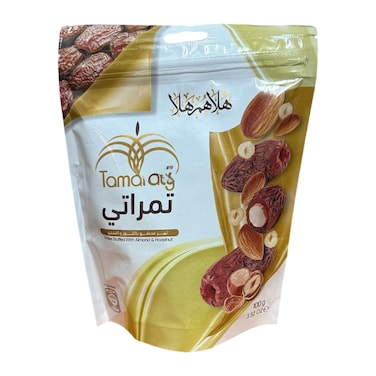 Dates with Almond and Hazelnut - 100gm