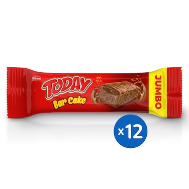 كيك الشوكولاتة توداي بار كيك حجم جامبو - 12 قطعة