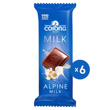 شوكولاتة الحليب كورونا ألباين - 6 بار
