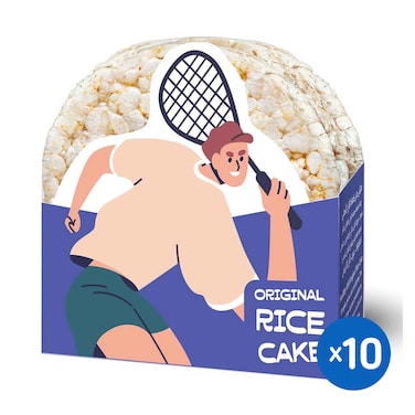 كعك الأرز هيلثي ميل - 24 جرام - 10 قطع