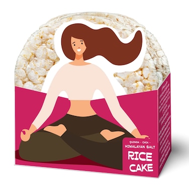 كعك الأرز هيلثي ميل بملح الهيمالايا - 24 جرام