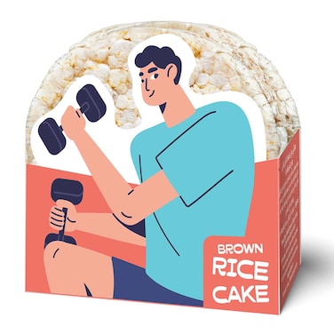 كعك الأرز البني هيلثي ميل - 24 جرام