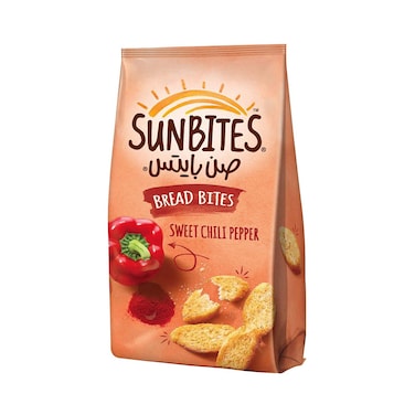 Sunbites Sweet Chili Bread Bites - 93 gram
