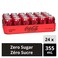 Coca Cola Soft Drink Zero Sugar - 355 ml - 24 Can