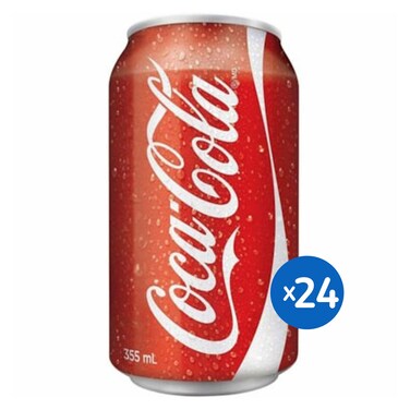 مشروب غازي كوكاكولا - 355 مل - 24 علبه
