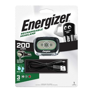 Energizer Rechargeable Head Lamp - 200 Lumens