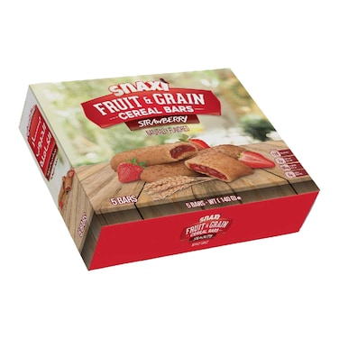 Snaxi Cereal Bars with Strawberry - 5 Bars - 140 gm