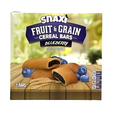 Snaxi Cereal Bars with Blueberry - 5 Bars - 140 gm