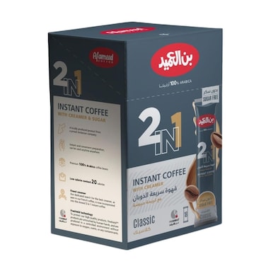 Al Ameed 2-in-1 Instant Coffee with Creamer - 14.5 gm - 18 Sachet