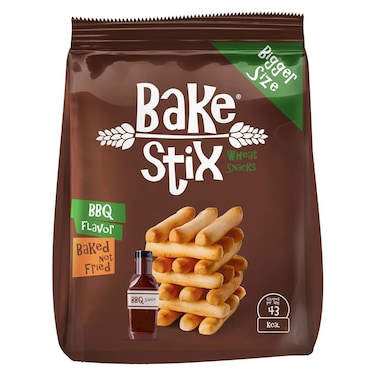 Bake Stix Wheat Snacks with Barbeque Flavour - 60 gm