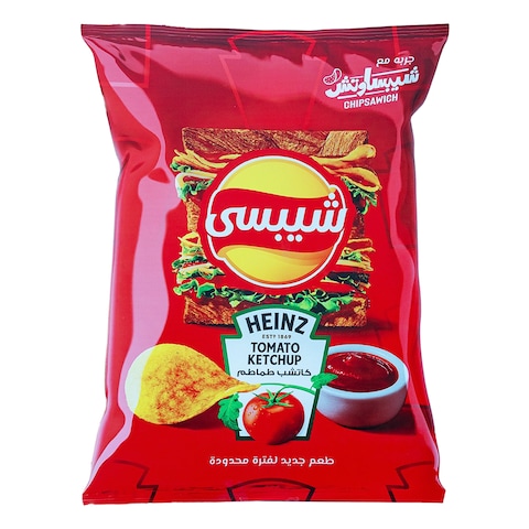 Chipsy Heinz Tomato Ketchup Potato Chips - 81gm