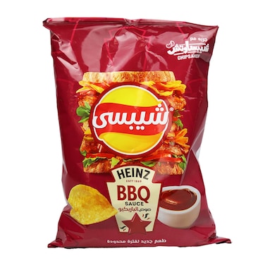 رقائق بطاطس شيبسي هاينز بطعم صوص الباربكيو - 81 جرام