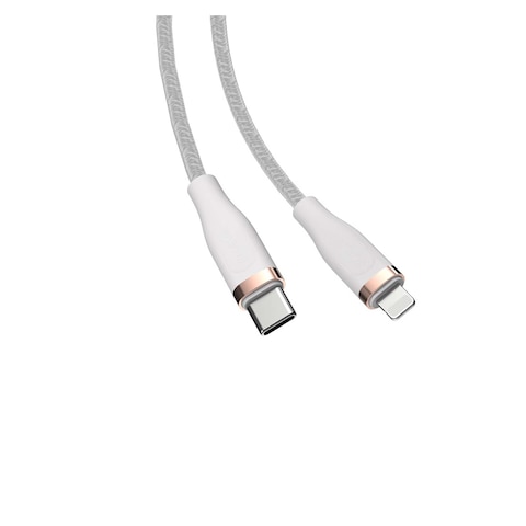 كابل ديفيا ستار سيريز من USB-C إلى لايتنينج 27 وات 1.5 متر - أبيض - MP82W