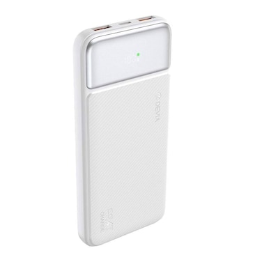 باور بانك ديفيا سمارت سيريز 10000 مللي أمبير 22.5 واط ديجيتال - ابيض - MP76W
