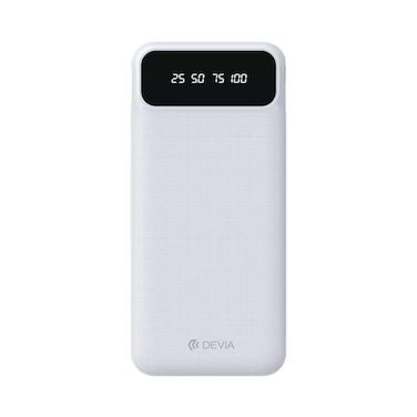 باور بانك ديفيا كينتون مع 4 كابلات 10000 مللي أمبير- أبيض - MP32W