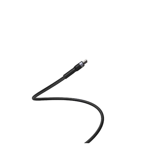 كابل ديفيا فائق السرعة من USB-C إلى USB-C بقوة 60 واط ولايتنينج 12 وات 1.2 متر - أسود - MP725
